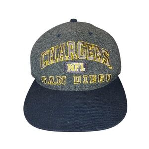 Vintage 1996 Drew Pearson San Diego Chargers NFL Wool Acrylic Snapback